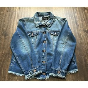 William Rast‎ Distressed Sussex New Core Denim Jacket Junior XXL